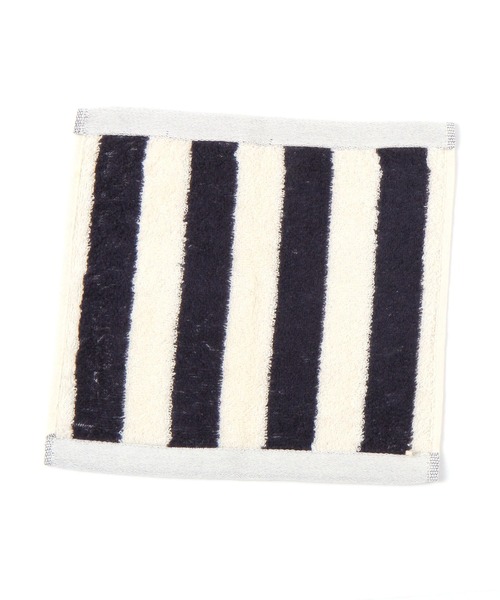 BAYFLOW(ベイフロー)の「BFハンドタオル(太ストライプ)25×25(ハンカチ/ハンドタオル・レディース・ブルー/ネイビー/ブラウン・0)」の8枚目の写真