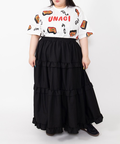 PUNYUS(プニュズ)の「【新サイズ】うなぎ総柄Tシャツ(Tシャツ/カットソー・レディース・その他1・5/4/3/2/1)」の12枚目の写真