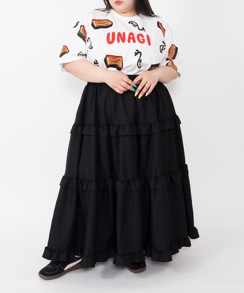 PUNYUS(プニュズ)の「【新サイズ】うなぎ総柄Tシャツ(Tシャツ/カットソー・レディース・その他1・5/4/3/2/1)」の14枚目の写真
