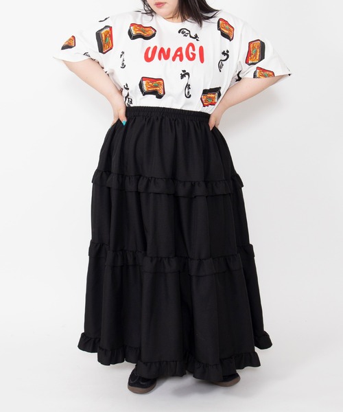 PUNYUS(プニュズ)の「【新サイズ】うなぎ総柄Tシャツ(Tシャツ/カットソー・レディース・その他1・5/4/3/2/1)」の16枚目の写真