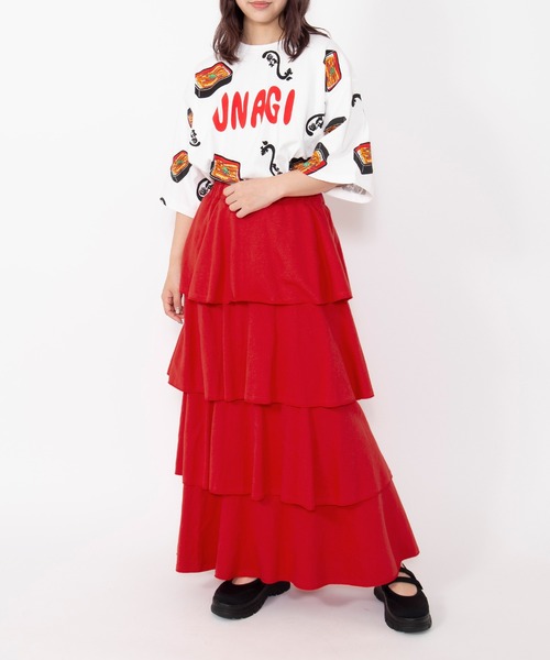 PUNYUS(プニュズ)の「【新サイズ】うなぎ総柄Tシャツ(Tシャツ/カットソー・レディース・その他1・5/4/3/2/1)」の10枚目の写真