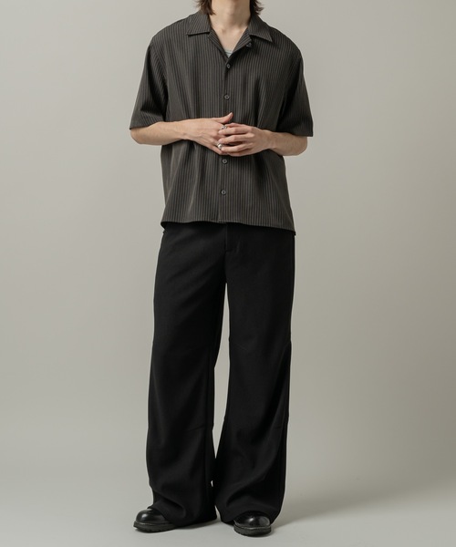 CASPER JOHN（キャスパージョン）の「Pleats tuck pants/プリーツタックパンツ（その他パンツ・メンズ・グレー/ブラック/ブラウン・X-SMALL/LARGE/MEDIUM/SMALL）」の20枚目の写真