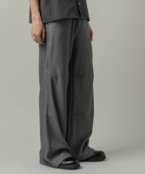CASPER JOHN（キャスパージョン）の「Pleats tuck pants/プリーツタックパンツ（その他パンツ・メンズ・グレー/ブラック/ブラウン・X-SMALL/LARGE/MEDIUM/SMALL）」の22枚目の写真