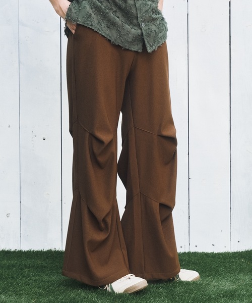CASPER JOHN（キャスパージョン）の「Pleats tuck pants/プリーツタックパンツ（その他パンツ・メンズ・グレー/ブラック/ブラウン・X-SMALL/LARGE/MEDIUM/SMALL）」の13枚目の写真
