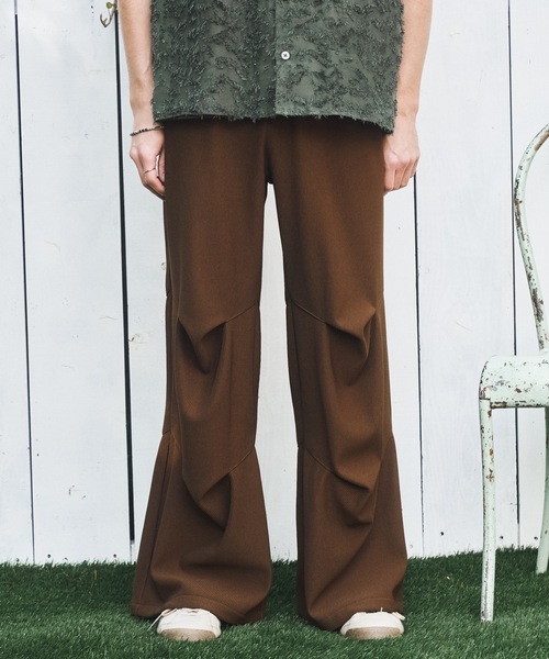 CASPER JOHN（キャスパージョン）の「Pleats tuck pants/プリーツタックパンツ（その他パンツ・メンズ・グレー/ブラック/ブラウン・X-SMALL/LARGE/MEDIUM/SMALL）」の15枚目の写真
