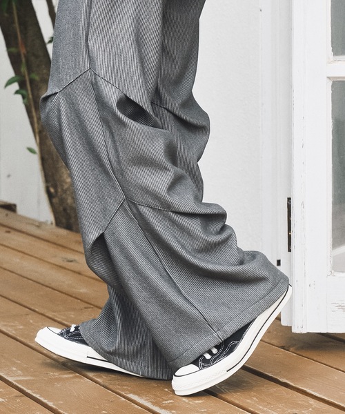 CASPER JOHN（キャスパージョン）の「Pleats tuck pants/プリーツタックパンツ（その他パンツ・メンズ・グレー/ブラック/ブラウン・X-SMALL/LARGE/MEDIUM/SMALL）」の9枚目の写真