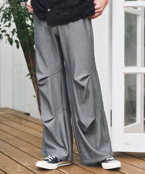 CASPER JOHN（キャスパージョン）の「Pleats tuck pants/プリーツタックパンツ（その他パンツ・メンズ・グレー/ブラック/ブラウン・X-SMALL/LARGE/MEDIUM/SMALL）」の10枚目の写真