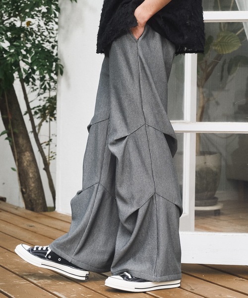 CASPER JOHN（キャスパージョン）の「Pleats tuck pants/プリーツタックパンツ（その他パンツ・メンズ・グレー/ブラック/ブラウン・X-SMALL/LARGE/MEDIUM/SMALL）」の11枚目の写真
