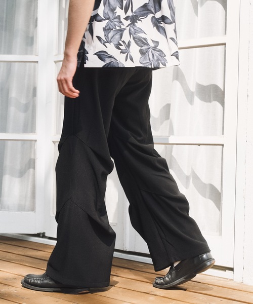 CASPER JOHN（キャスパージョン）の「Pleats tuck pants/プリーツタックパンツ（その他パンツ・メンズ・グレー/ブラック/ブラウン・X-SMALL/LARGE/MEDIUM/SMALL）」の7枚目の写真