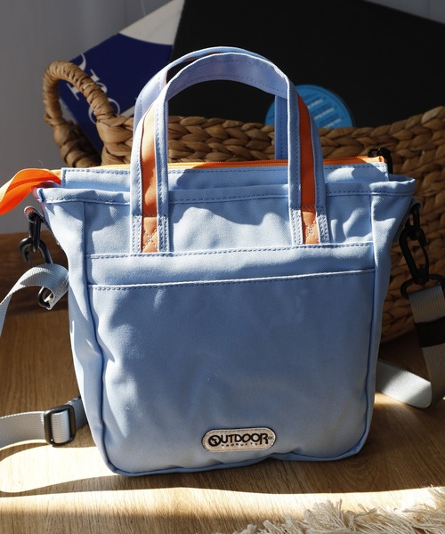 FUNALIVE(ファンアライブ)の「OUTDOOR PRODUCTS ミニトートショルダーバッグ(ショルダーバッグ・メンズ・スカイブルー/ネイビー・フリー)」の16枚目の写真