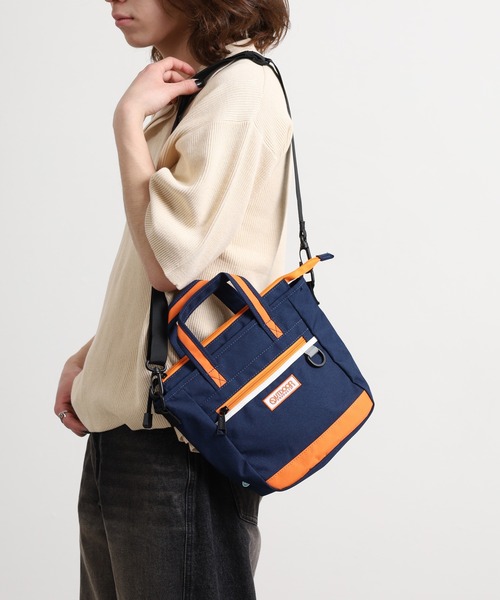 FUNALIVE(ファンアライブ)の「OUTDOOR PRODUCTS ミニトートショルダーバッグ(ショルダーバッグ・メンズ・スカイブルー/ネイビー・フリー)」の6枚目の写真