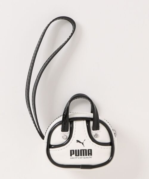 PUMA(プーマ)の「PUMA プーマ U 1976 GRIP BAG KEYCHAIN バッグ 092598 01WH/BK(ボディバッグ/ウエストポーチ・メンズ・ホワイト・FREE)」の1枚目の写真