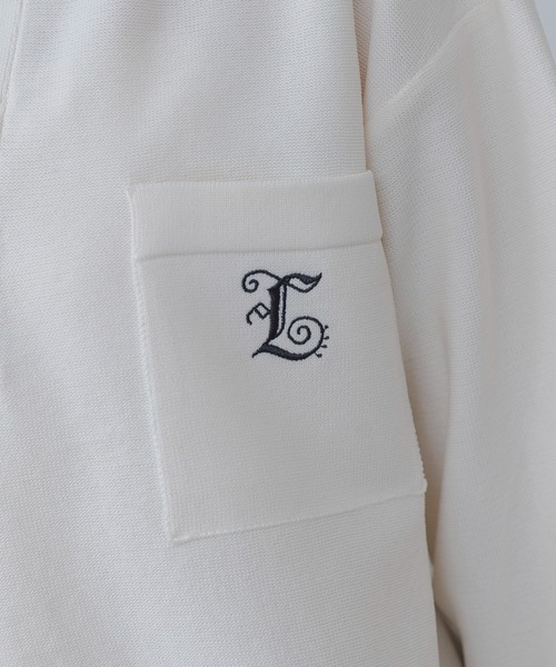 Eimee Law（エイミーロウ）の「シャツレイヤードニットトップス（ニット/セーター・レディース・ダークネイビー/アイボリー/ベージュ・FREE）」の20枚目の写真
