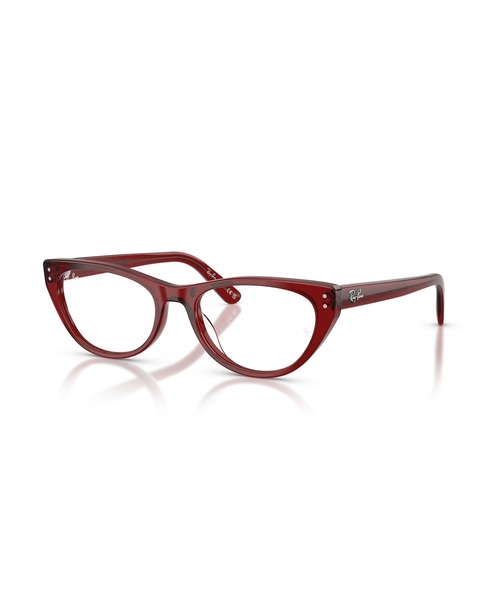 Ray-Ban(レイバン)の「【新着】Ray-Ban レイバン メガネフレーム 0RX5449D 8464/ BLACKPINK/JENNIE/ブラックピンク/ジェニー着用モデル(メガネ・レディース・レッド・ONE SIZE)」の5枚目の写真