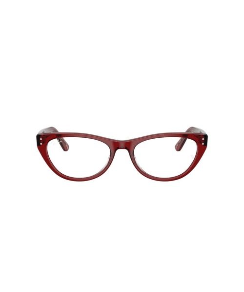 Ray-Ban(レイバン)の「【新着】Ray-Ban レイバン メガネフレーム 0RX5449D 8464/ BLACKPINK/JENNIE/ブラックピンク/ジェニー着用モデル(メガネ・レディース・レッド・ONE SIZE)」の3枚目の写真