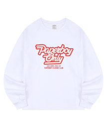 PAPERBOY（ペーパーボーイ）の「オンリー レグラン オーバーサイズ ロングスリーブ - ホワイト（Tシャツ/カットソー）」
