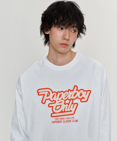 PAPERBOY(ペーパーボーイ)の「オンリー レグラン オーバーサイズ ロングスリーブ - ホワイト(Tシャツ/カットソー・レディース・その他・MEDIUM/LARGE)」の3枚目の写真