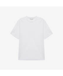 [スーピマ]40番手コットンラウンドネックTシャツ - 4色
