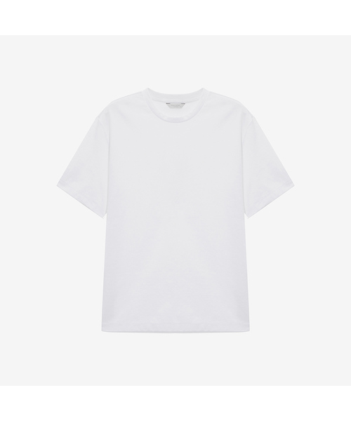 MINDBRIDGE（マインドブリッジ）の「[スーピマ]40番手コットンラウンドネックTシャツ - 4色（Tシャツ/カットソー・メンズ・ブラック/スカイブルー/チャコール/オフホワイト・95/100/105/110）」の2枚目の写真