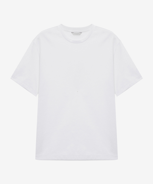 MINDBRIDGE（マインドブリッジ）の「[スーピマ]40番手コットンラウンドネックTシャツ - 4色（Tシャツ/カットソー・メンズ・ブラック/スカイブルー/チャコール/オフホワイト・95/100/105/110）」の5枚目の写真