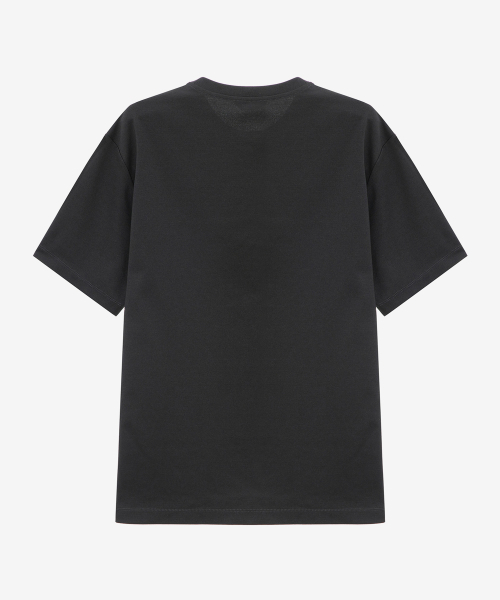 MINDBRIDGE（マインドブリッジ）の「[スーピマ]40番手コットンラウンドネックTシャツ - 4色（Tシャツ/カットソー・メンズ・ブラック/スカイブルー/チャコール/オフホワイト・95/100/105/110）」の10枚目の写真