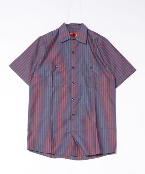 VIBGYOR(ヴィブジョー)の「RED KAP(レッドキャップ) 4.25oz ワークシャツ 半袖シャツ(Tシャツ/カットソー・メンズ・ライトグリーン/バーガンディー/ブルー系その他/グリーン系その他/ネイビー/ライトブルー/カーキ/チョコ/ブラック/チャコールグレー/ホワイト/ネイビー系1/ブルー・X-LARGE/MEDIUM/LARGE/SMALL)」の12枚目の写真