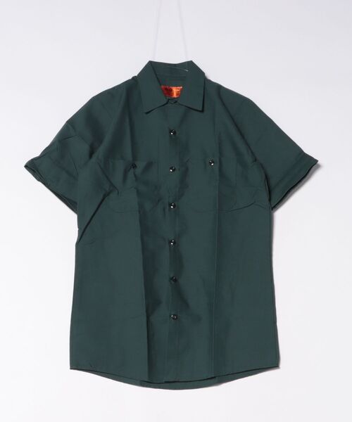 VIBGYOR（ヴィブジョー）の「RED KAP(レッドキャップ) 4.25oz ワークシャツ 半袖シャツ（Tシャツ/カットソー・メンズ・ライトグリーン/バーガンディー/ブルー系その他/グリーン系その他/ネイビー/ライトブルー/カーキ/チョコ/ブラック/チャコールグレー・X-LARGE/MEDIUM/LARGE/SMALL）」の6枚目の写真