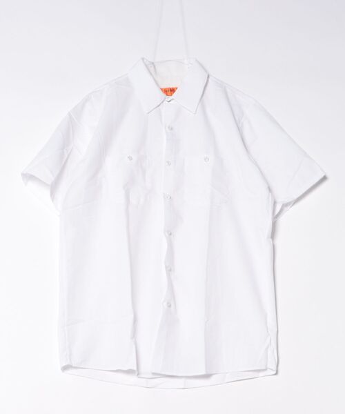 VIBGYOR(ヴィブジョー)の「RED KAP(レッドキャップ) 4.25oz ワークシャツ 半袖シャツ(Tシャツ/カットソー・メンズ・ライトグリーン/バーガンディー/ブルー系その他/グリーン系その他/ネイビー/ライトブルー/カーキ/チョコ/ブラック/チャコールグレー/ホワイト/ネイビー系1/ブルー・X-LARGE/MEDIUM/LARGE/SMALL)」の2枚目の写真