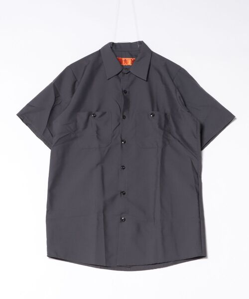 VIBGYOR（ヴィブジョー）の「RED KAP(レッドキャップ) 4.25oz ワークシャツ 半袖シャツ（Tシャツ/カットソー・メンズ・ライトグリーン/バーガンディー/ブルー系その他/グリーン系その他/ネイビー/ライトブルー/カーキ/チョコ/ブラック/チャコールグレー・X-LARGE/MEDIUM/LARGE/SMALL）」の2枚目の写真