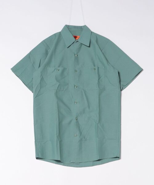 VIBGYOR（ヴィブジョー）の「RED KAP(レッドキャップ) 4.25oz ワークシャツ 半袖シャツ（Tシャツ/カットソー・メンズ・ライトグリーン/バーガンディー/ブルー系その他/グリーン系その他/ネイビー/ライトブルー/カーキ/チョコ/ブラック/チャコールグレー・X-LARGE/MEDIUM/LARGE/SMALL）」の5枚目の写真