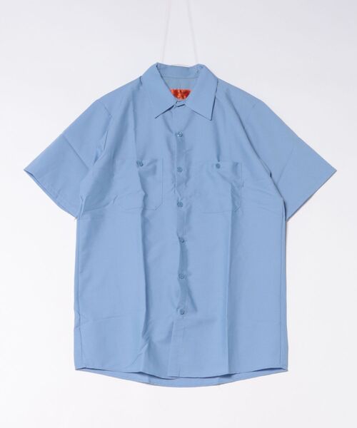 VIBGYOR（ヴィブジョー）の「RED KAP(レッドキャップ) 4.25oz ワークシャツ 半袖シャツ（Tシャツ/カットソー・メンズ・ライトグリーン/バーガンディー/ブルー系その他/グリーン系その他/ネイビー/ライトブルー/カーキ/チョコ/ブラック/チャコールグレー・X-LARGE/MEDIUM/LARGE/SMALL）」の7枚目の写真