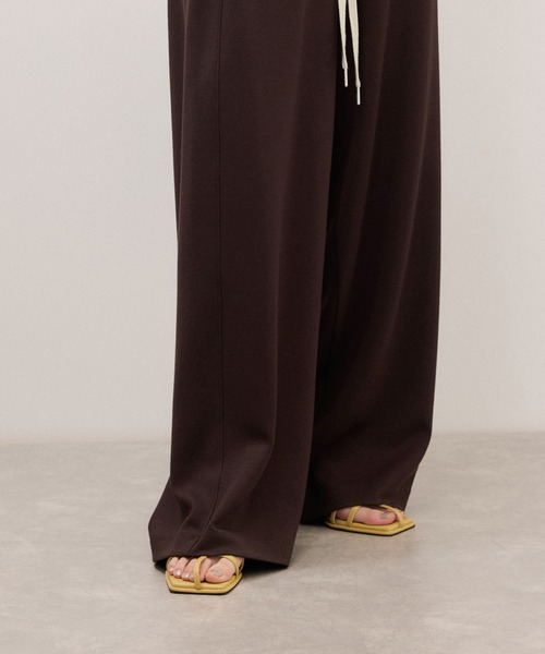 ADAM ET ROPE'(アダムエロペ)の「【サステナブル】UNSEENジャージパンツ(その他パンツ・レディース・ブラック/ピンク/ダークブラウン・36/38)」の18枚目の写真