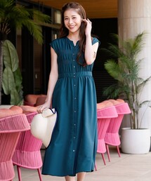 ANY SIS（エニィスィス）の「フロントボタンシャーリング ワンピース（ワンピース）」