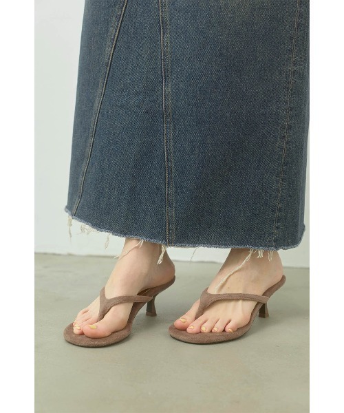 ALEXIA STAM(アリシアスタン)の「Terry Cloth Sandals/ パイル地サンダル(サンダル・レディース・ブラウン/ブラック/アイボリー・L/M/S)」の9枚目の写真