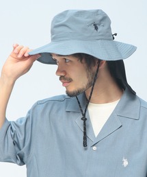 SAKAZEN（サカゼン）の「U.S. POLO ASSN. (ユーエスポロアッスン)　アドベンチャーハット PLM61951 サンシェード付 あご紐付 サファリハット ユニセックス（ハット）」