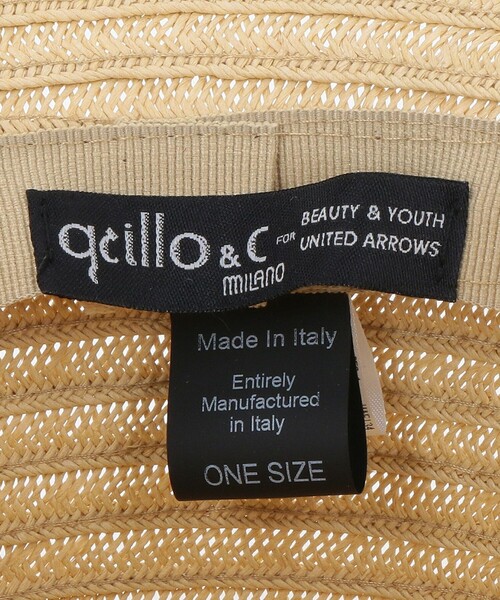 GRILLO（グリーロ）の「＜GRILLO＞ペーパー バケット ハット（ハット・メンズ・ブラック/ナチュラル・FREE）」の10枚目の写真