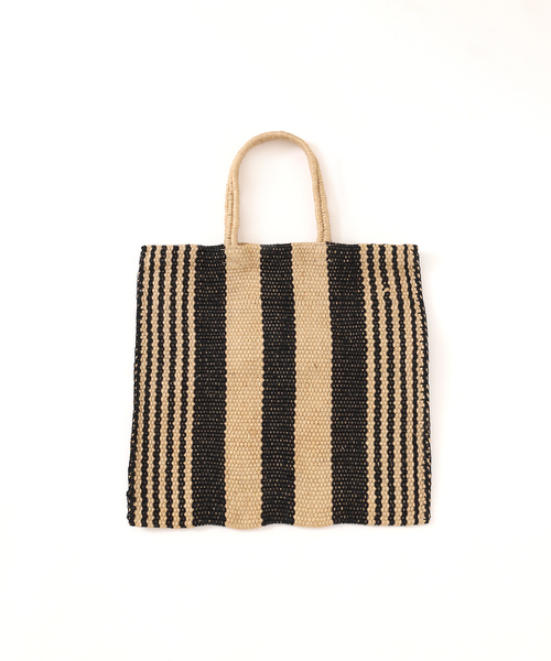 MAISON BENGAL（マイソンベンガル）の「《追加》MAISON BENGAL/メゾン ベンガル JUTE PORESH BAG トートバッグ ET（トートバッグ・レディース・ブラック/ベージュ・FREE）」の17枚目の写真