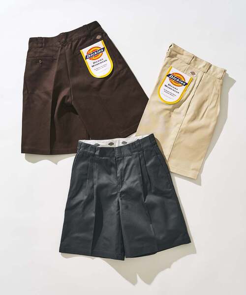 Dickies(ディッキーズ)の「Dickies 417別注 2タックショーツ(その他パンツ・メンズ・ブラウン/チャコールグレー/アイボリー・34/32/36)」の18枚目の写真