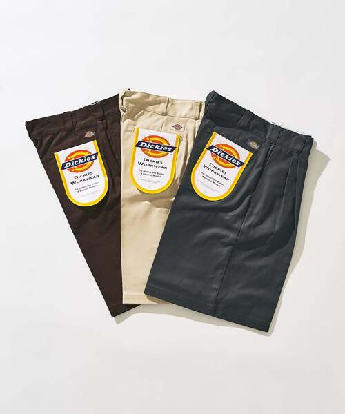 Dickies(ディッキーズ)の「Dickies 417別注 2タックショーツ(その他パンツ・メンズ・ブラウン/チャコールグレー/アイボリー・34/32/36)」の20枚目の写真