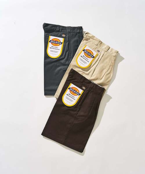 Dickies(ディッキーズ)の「Dickies 417別注 2タックショーツ(その他パンツ・メンズ・ブラウン/チャコールグレー/アイボリー・34/32/36)」の21枚目の写真