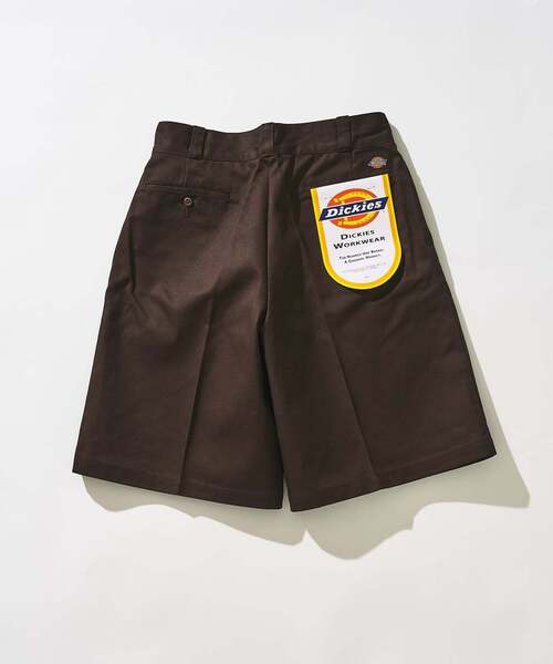Dickies(ディッキーズ)の「Dickies 417別注 2タックショーツ(その他パンツ・メンズ・ブラウン/チャコールグレー/アイボリー・34/32/36)」の2枚目の写真