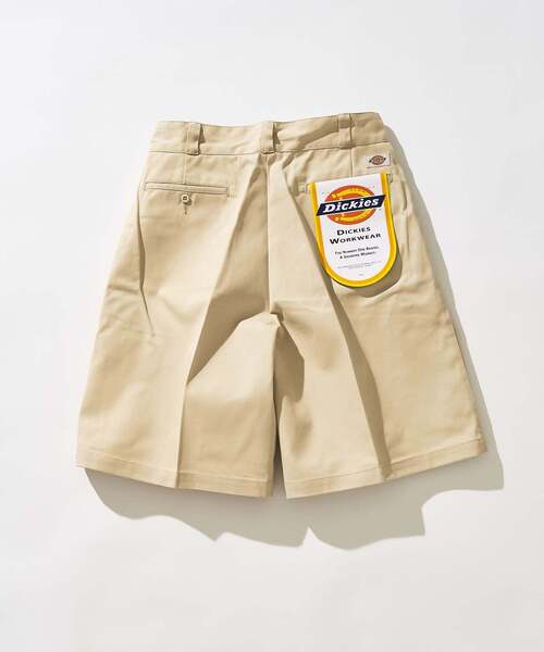 Dickies(ディッキーズ)の「Dickies 417別注 2タックショーツ(その他パンツ・メンズ・ブラウン/チャコールグレー/アイボリー・34/32/36)」の3枚目の写真