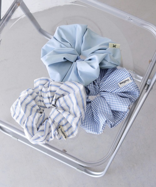 cheriella(シェリエラ)の「【cheriella】ボリュームパターンシュシュ VOLUME PATTERN SCRUNCHIE(シュシュ・レディース・ブルー系その他2/ブルー/ブルー系その他・FREE)」の2枚目の写真