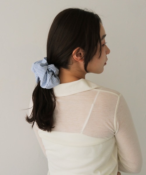cheriella(シェリエラ)の「【cheriella】ボリュームパターンシュシュ VOLUME PATTERN SCRUNCHIE(シュシュ・レディース・ブルー系その他2/ブルー/ブルー系その他・FREE)」の7枚目の写真
