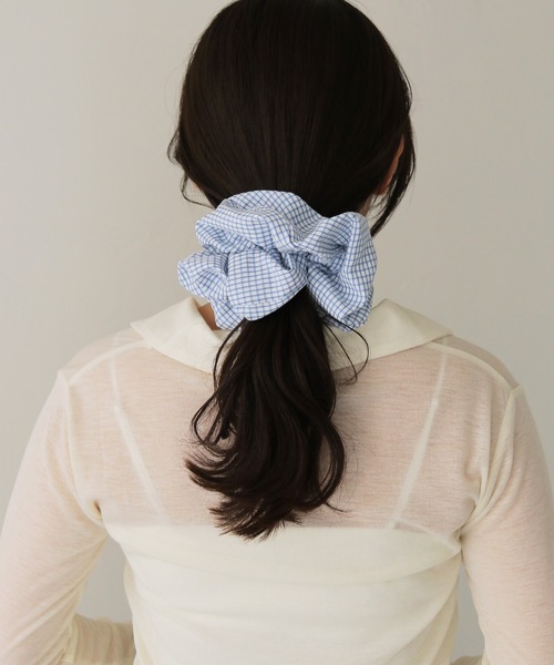 cheriella(シェリエラ)の「【cheriella】ボリュームパターンシュシュ VOLUME PATTERN SCRUNCHIE(シュシュ・レディース・ブルー系その他2/ブルー/ブルー系その他・FREE)」の6枚目の写真