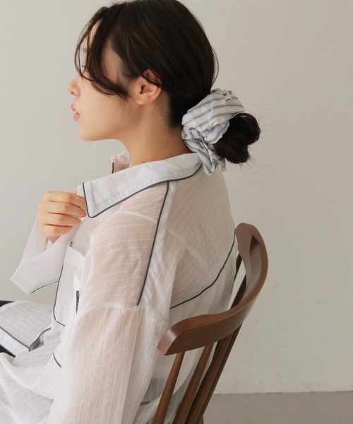 cheriella（シェリエラ）の「【cheriella】ボリュームパターンシュシュ　VOLUME PATTERN SCRUNCHIE（シュシュ・レディース・ブルー系その他2/ブルー/ブルー系その他・FREE）」の19枚目の写真