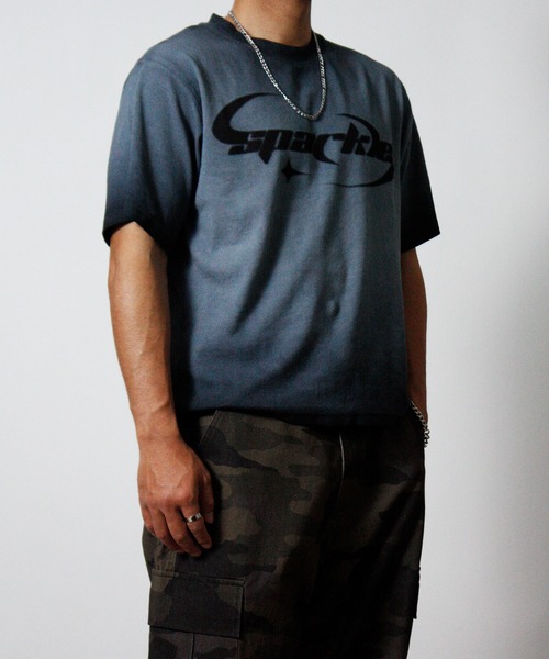 NYLAUS(ナイラス)の「【NYS】ヴィンテージ テレコ半袖Tシャツ ロゴTシャツ グランジ(Tシャツ/カットソー・メンズ・チャコール/ホワイト/ピンク・M/L)」の13枚目の写真