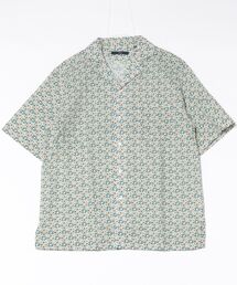 ●g-stage●総柄シャツオープンカラー半袖シャツ ジ-ステ-ジ