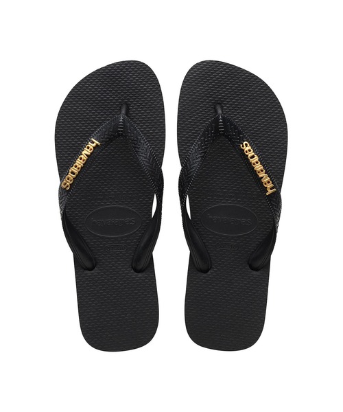 havaianas(ハワイアナス)の「TOP LOGO METALLIC(サンダル・レディース・ブラック系その他/ゴールド/ピンク系その他/ホワイト・23cm/27cm/25.5cm/24.5cm/22cm)」の3枚目の写真