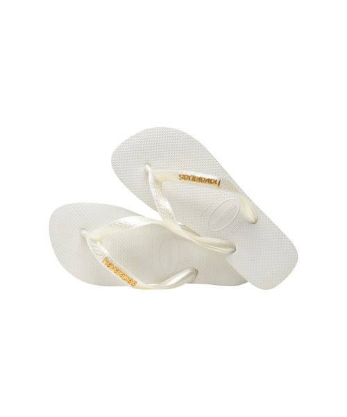 havaianas(ハワイアナス)の「TOP LOGO METALLIC(サンダル・レディース・ブラック系その他/ゴールド/ピンク系その他/ホワイト・23cm/27cm/25.5cm/24.5cm/22cm)」の6枚目の写真